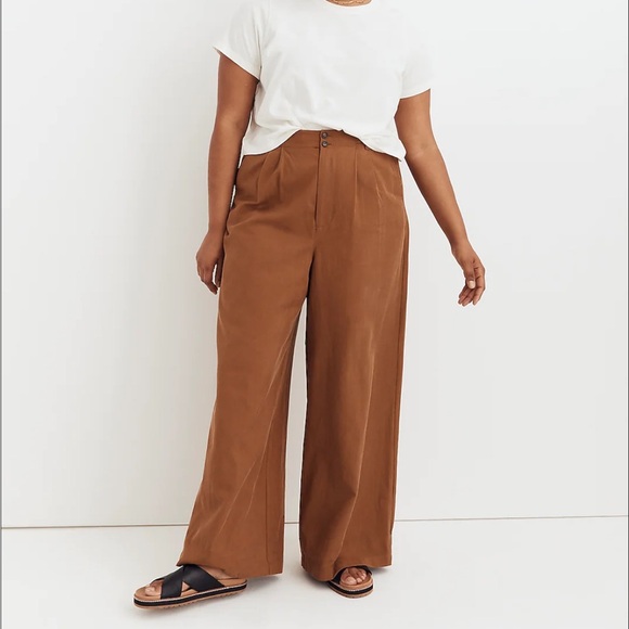 Madewell Harlow Wide-Leg Pants - Picture 1 of 8